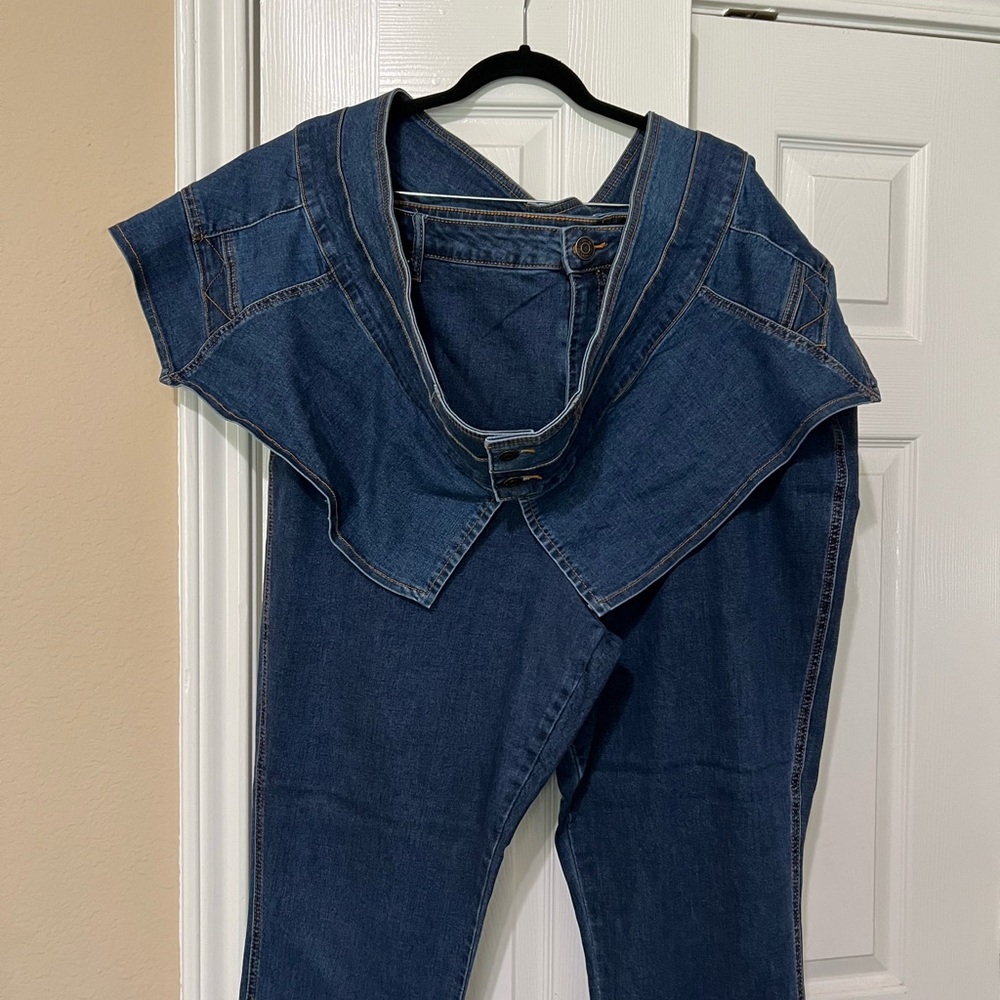 Fashion to Figure Skinny Jeans with Peplum Belt